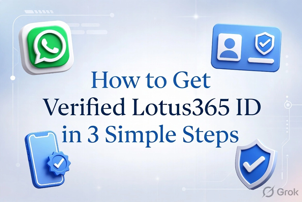 get verified Lotus365 ID