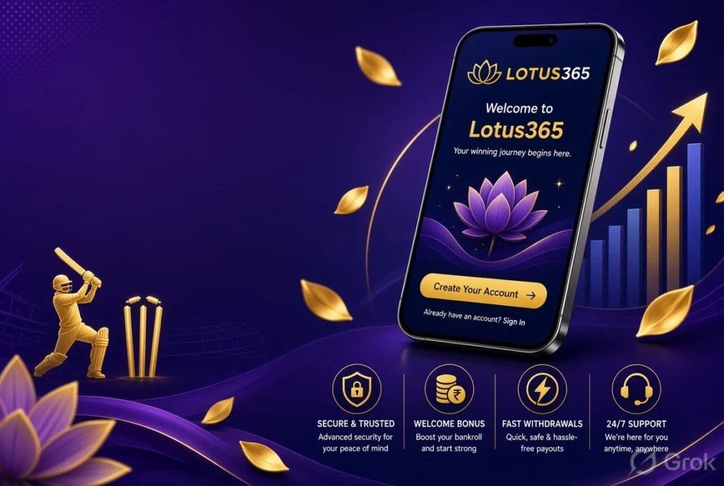 Start Betting with Lotus365id.me Today Live cricket betting markets accessible with Lotus365 ID
