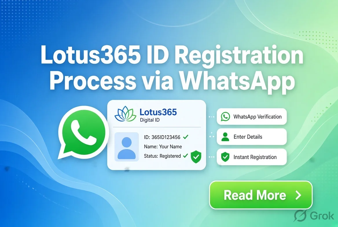 Lotus365 ID Registration via WhatsApp